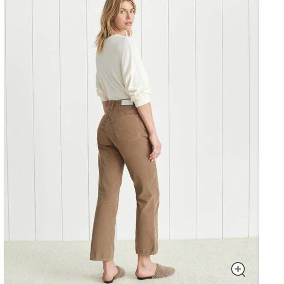 RE/DONE 70's Loose Flare Corduroy Pants in Washed Khaki Size 29 NWT - Picture 2 of 10